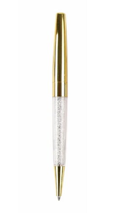 Crystal White W001 Gold kuličkové pero