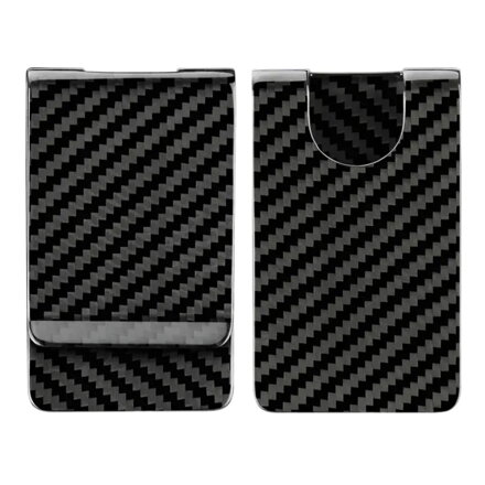 Spona na peníze Carbon AM716 Lesklá