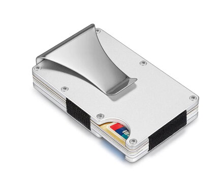 Spona na peníze a kreditní karty Silver SP4254
