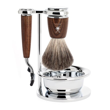 Mühle Rytmo Ash Pure Badger Mach3 4-dílná sada