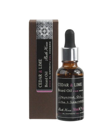 Olej na vousy Bathhouse Cedar & Lime 30ml