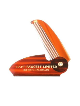 Captain Fawcett skládací hřeben na knír 11,5 cm
