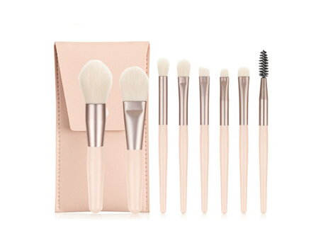 Kosmetické štětce Mini Travel Beige