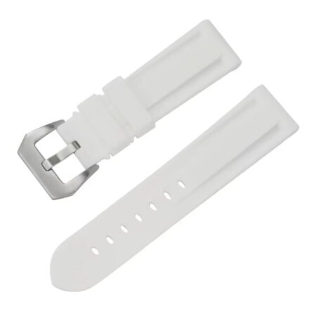 Silikonový řemínek na hodinky AM350 bílý