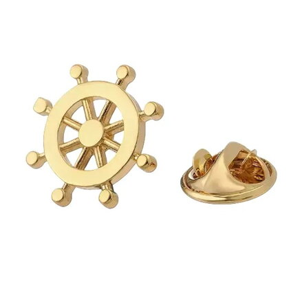 Brož do klopy Kormidlo B5357 Gold