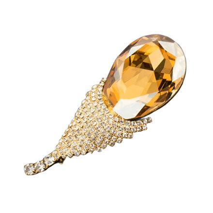 Brož Gold Crystal