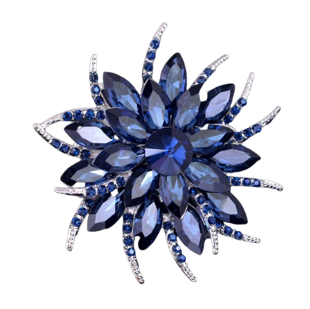 Brož Miranda Blue Flower K4438