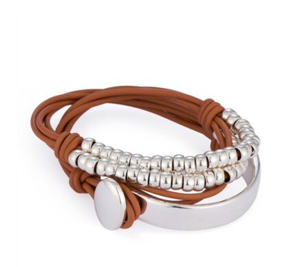 Náramek z kůže NK213 Brown