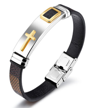 Náramek Golden Cross 80537 hnědý