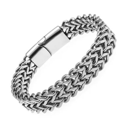 Náramek z nerezové oceli AM428 silver