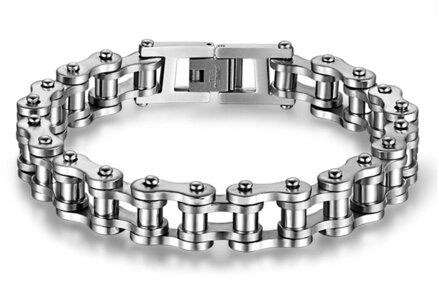 Moto náramek 30024 Silver 21,5 cm
