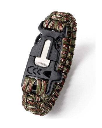 Náramek Survival 6219 Kamuflage