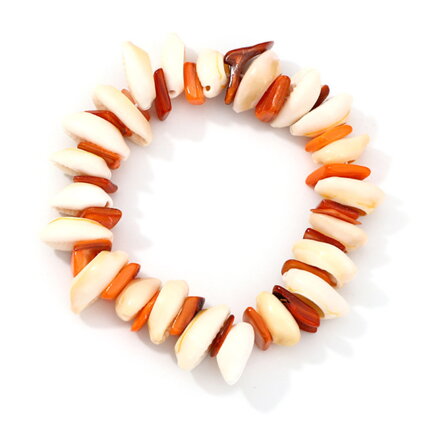 Náramek Shell Orange AT325