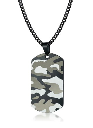 Přívěsek Psí známka PS703 Camouflage
