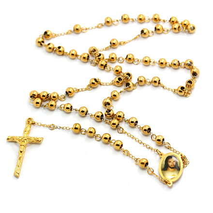 Růženec z chirurgické oceli Miranda 155