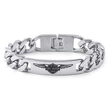 Silvego Ocelový náramek Harley Davidson KMMB62603