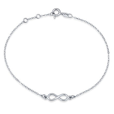 Silvego Stříbrný náramek s přívěskem INFINITY nekonečno - SMJB024EE5ZT