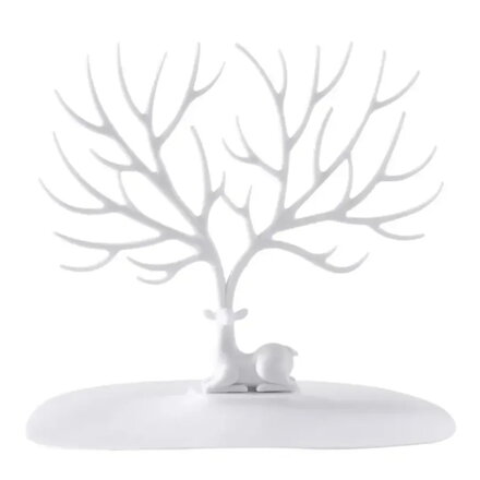 Stojanek na šperky Jelen AM032 White