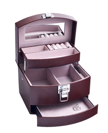 Šperkovnice JKBox SP-300/A22N hnědá