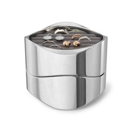 Šperkovnice na prstýnky Umbra WAVY chrom