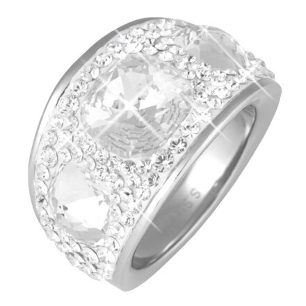 Tribal Prsten Swarovski RSSW12-CZ chirurgická ocel