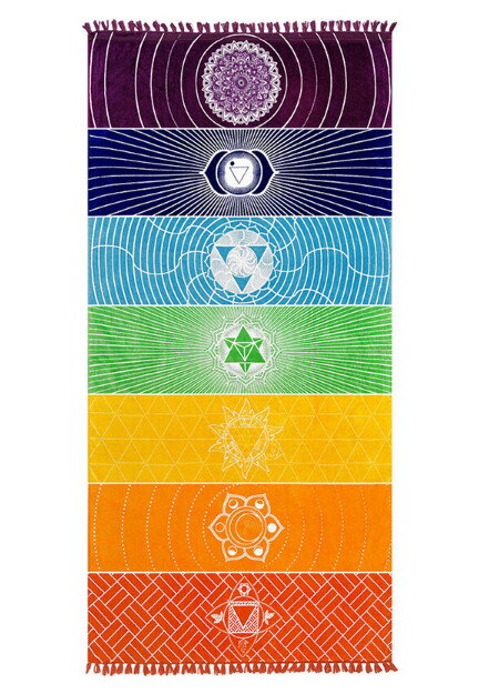 Přehoz Mandala s třásněmi Y885 Přehoz Mandala s třásněmi Y885