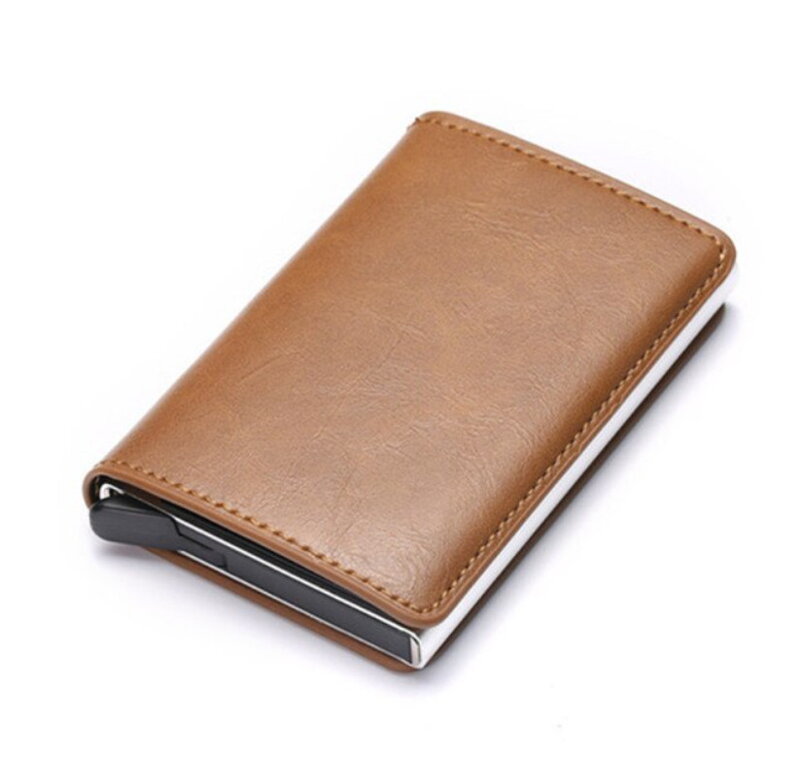 Pouzdro na karty a bankovky Cardslide light brown Pouzdro na karty a bankovky Cardslide light brown