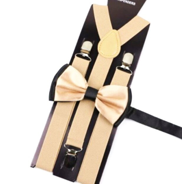 Set motýlek a kšandy Miranda M233 Beige Set motýlek a kšandy Miranda M233 Beige