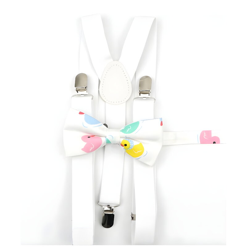 Set motýlek a kšandy Miranda H002 White Set motýlek a kšandy Miranda H002 White