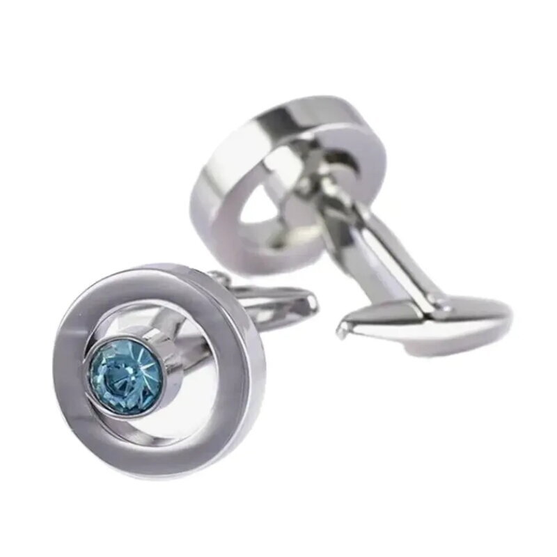 Manžetové knoflíčky Miranda s krystalem MK500 Tyrkys