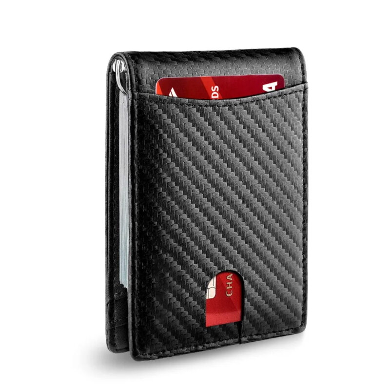 Pouzdro na karty a bankovky Carbon W2108