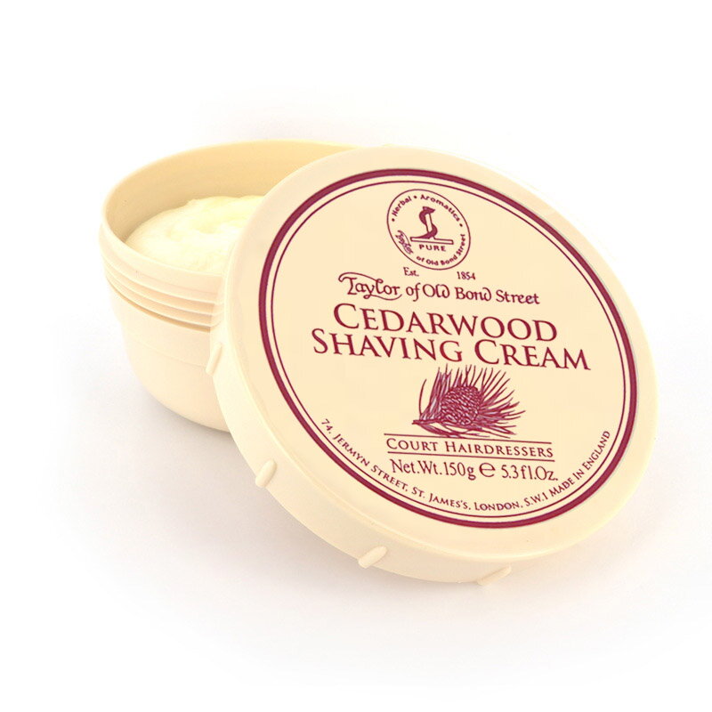 Taylor of Old Bond Street Cedarwood krém na holení 150g Taylor of Old Bond Street Cedarwood krém na holení 150g