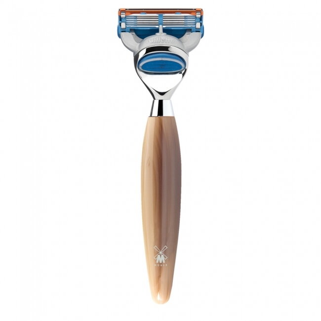 Mühle Kosmo Horn Brown Gillette Fusion, holící strojek Mühle Kosmo Horn Brown Gillette Fusion, holící strojek