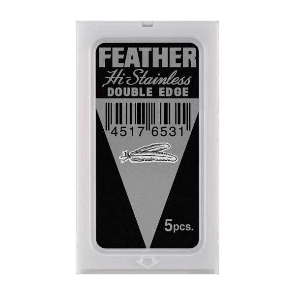Žiletky na holení Feather Platinum 5 ks Žiletky na holení Feather Platinum 5 ks