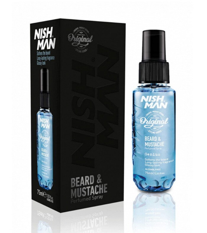 Nishman Beard & Mustache Genius parfém na vousy 75 ml Nishman Beard & Mustache Genius parfém na vousy 75 ml