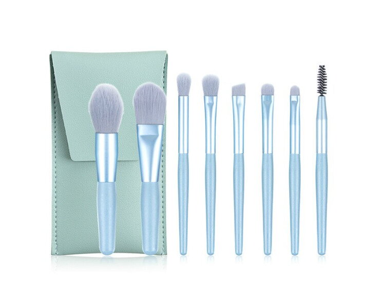 Kosmetické štětce Mini Travel Blue Kosmetické štětce Mini Travel Blue