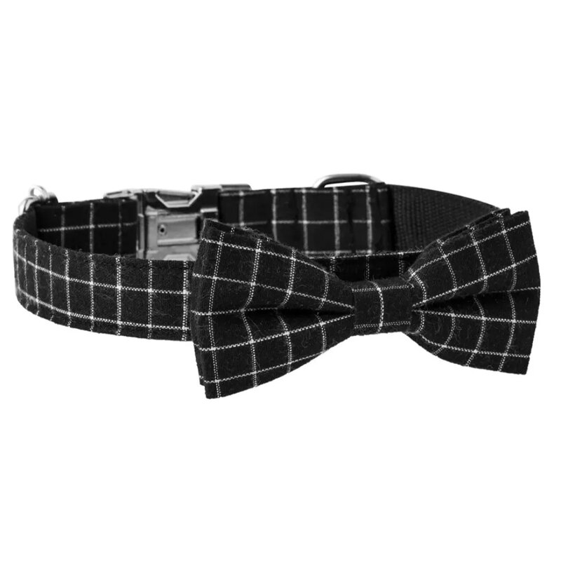 Psí obojek s motýlkem AM299 černý