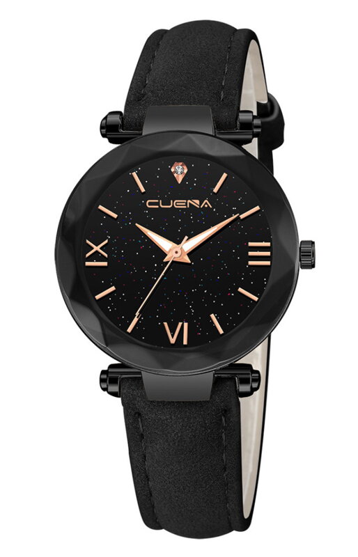 Hodinky Cuena 4023 Black-Gold Hodinky Cuena 4023 Black-Gold