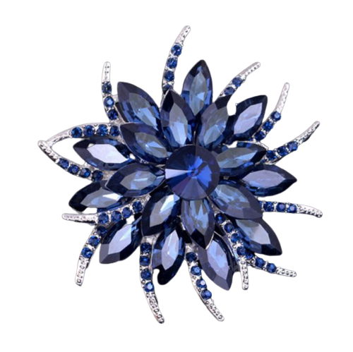 Brož Miranda Blue Flower K4438 Brož Miranda Blue Flower K4438