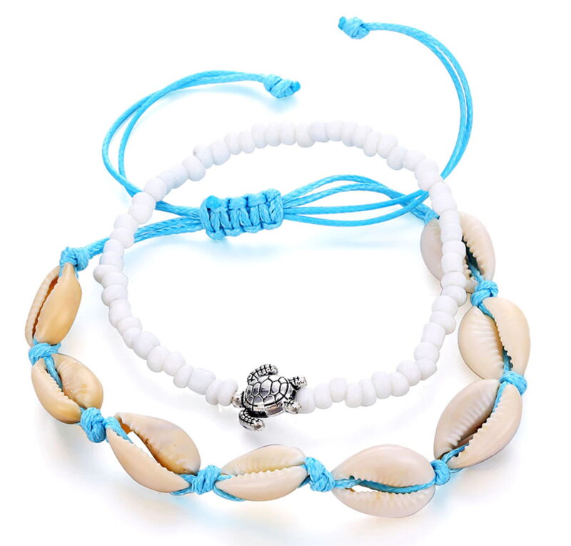 Dva náramky na nohu Miranda Turtle ZL-189 Dva náramky na nohu Miranda Turtle ZL-189