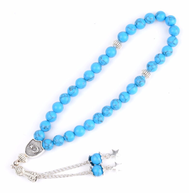 Náramek Tasbih Tyrkys