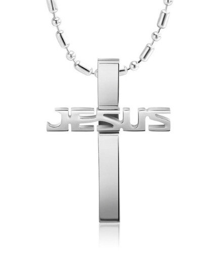 Miranda Přívěsek Křížek Jesus FN03D silver Miranda Přívěsek Křížek Jesus FN03D silver