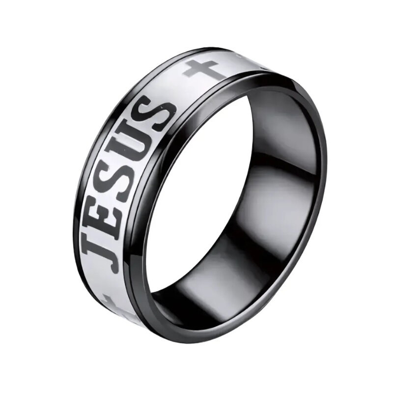 Prsten JESUS J01 Black