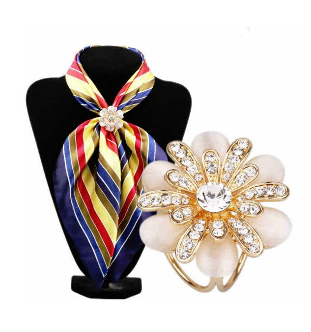 Spona na šátek Miranda Flower SNF23