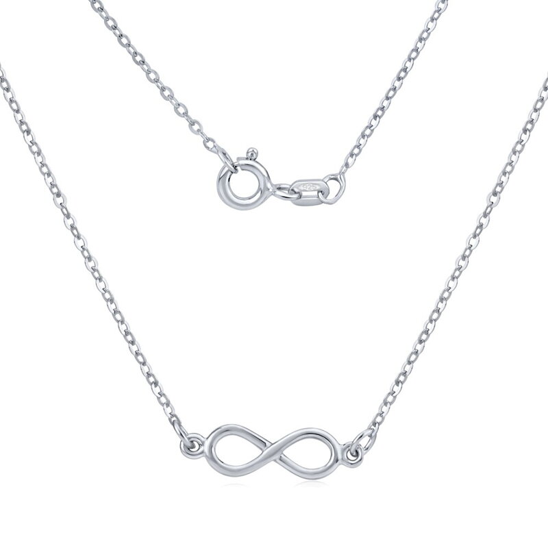 Silvego Stříbrný náhrdelník s přívěskem Infinity SMJN023WJ4ZT Silvego Stříbrný náhrdelník s přívěskem Infinity SMJN023WJ4ZT