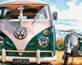 Malování podle čísel Volkswagen Hippie Van DX861