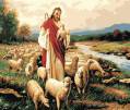 Malování podle čísel Ježíš s ovečkami 4050397
