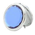 Kosmetické zrcátko 890554 modrý krystal Silver