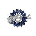 Brož Flower AM3129 Blue