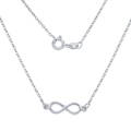 Silvego Stříbrný náhrdelník s přívěskem Infinity SMJN023WJ4ZT